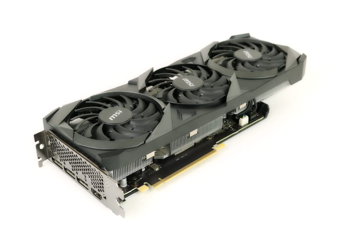 MSI RTX 3070 Ventus 3X back plate highlights durable build and style