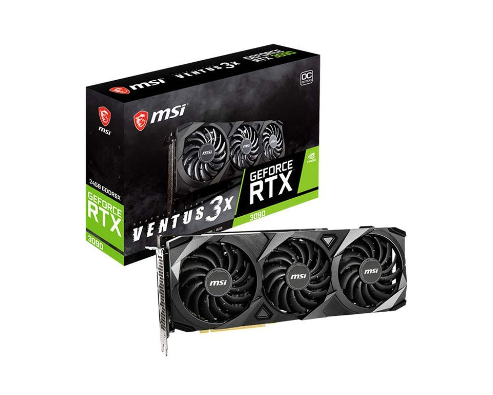 MSI RTX 3090 24GB OC graphics card front view for a high-end gaming build