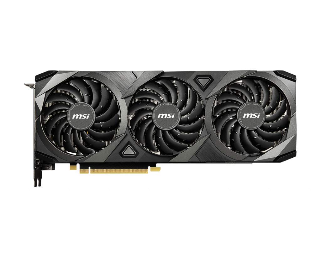 MSI RTX 3090 GPU IO ports showing DisplayPort and HDMI connections