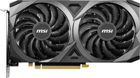 MSI RTX 3060 Ti back IO panel for versatile connectivity.