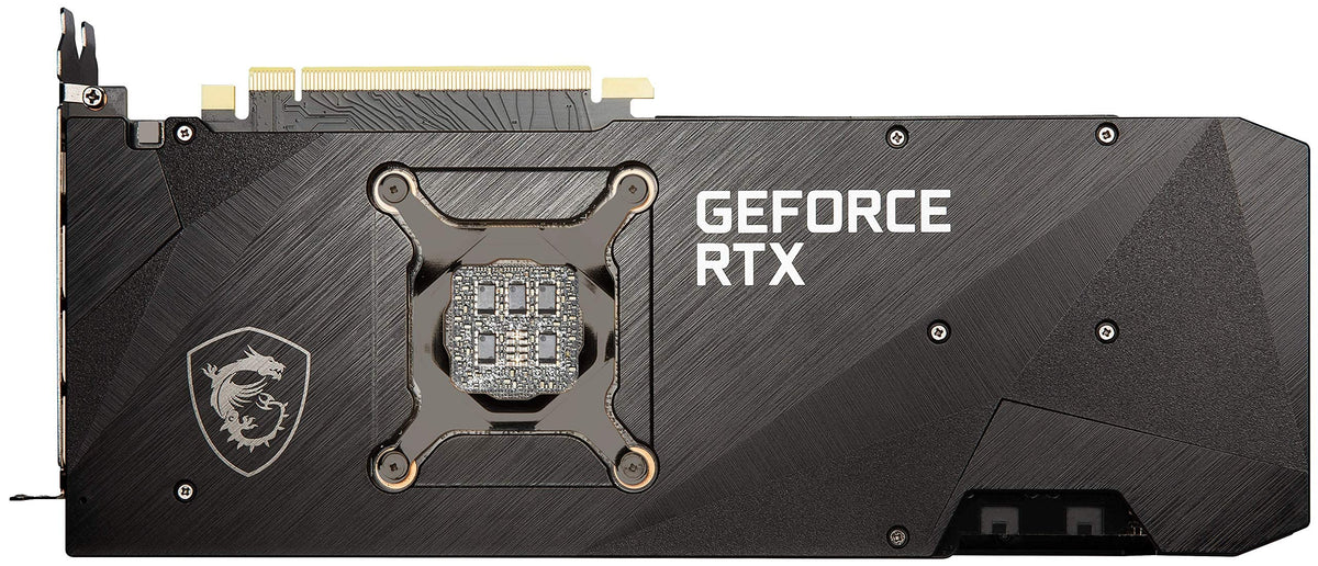 MSI RTX 3080 Ventus 3X PCIe slot orientation emphasizing upgrade-ready design