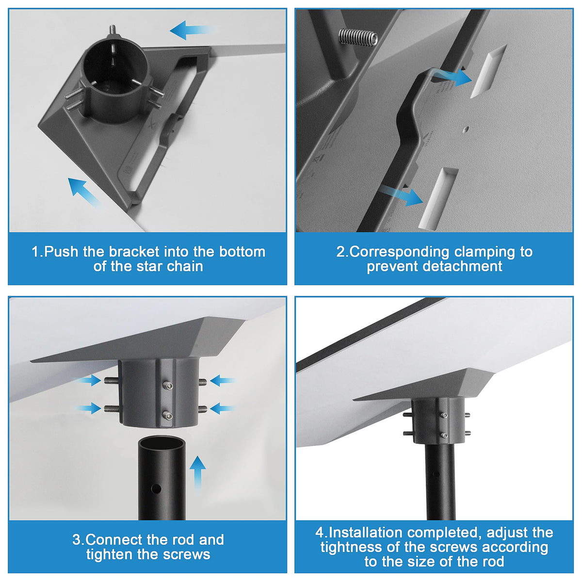 Mskekit pipe adapter Starlink Gen3 70 mm extension aids zenith positioning for better signal.