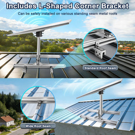 Mskekit mount provides 180-degree vertical tilt for optimal signal direction.