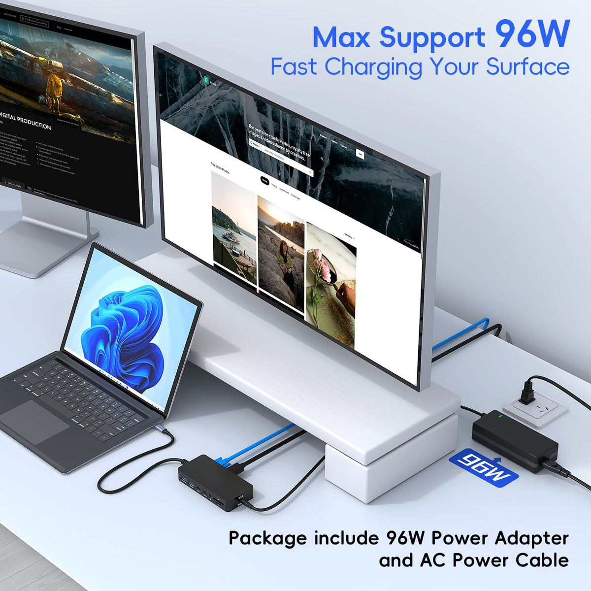 MTAKYA Surface Dock VGA output for legacy display compatibility