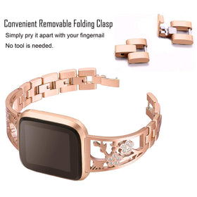 Mtozon Sense4 wrist-on view showcases elegant bling for Versa watches