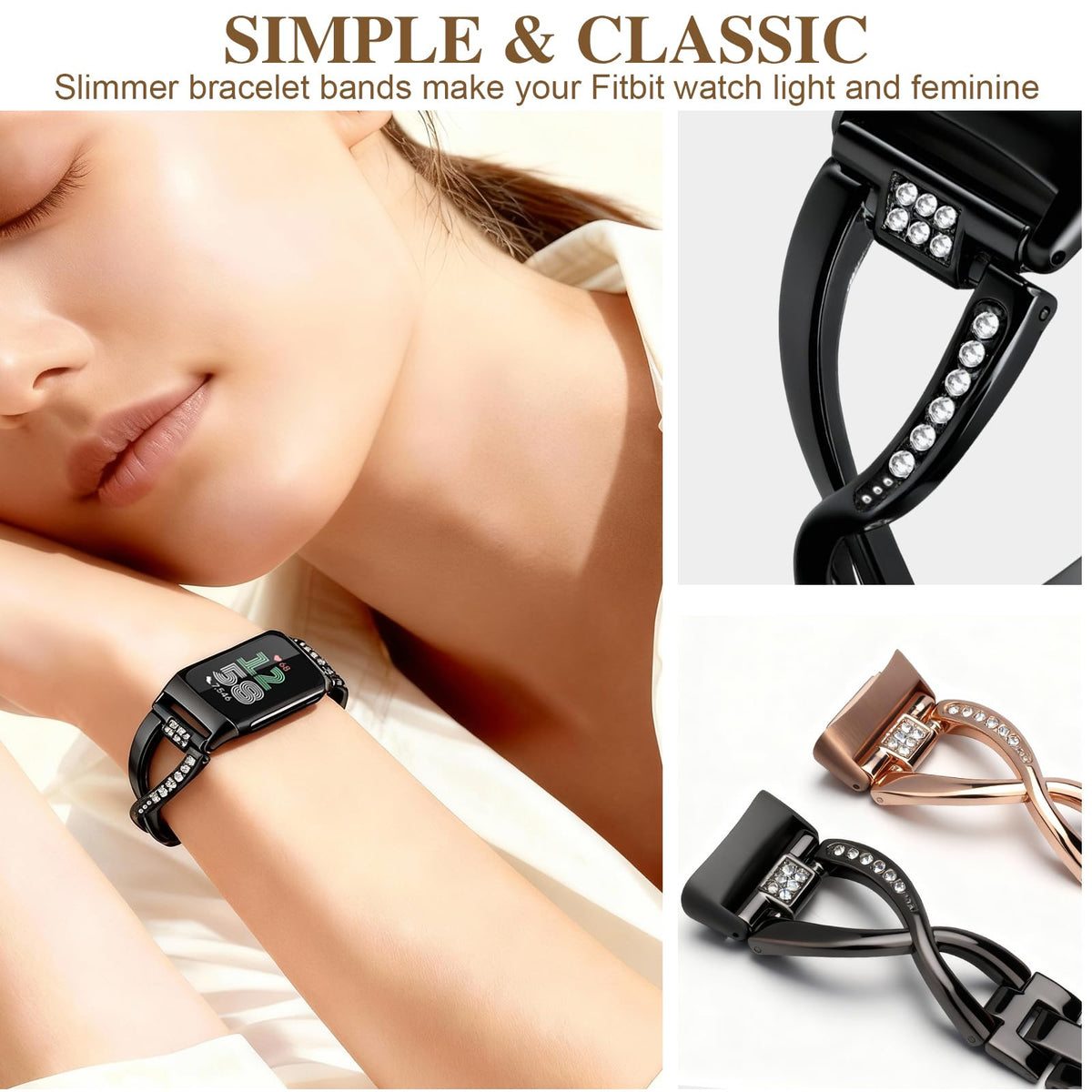 Mtozon daily wear bling band for versatile style.