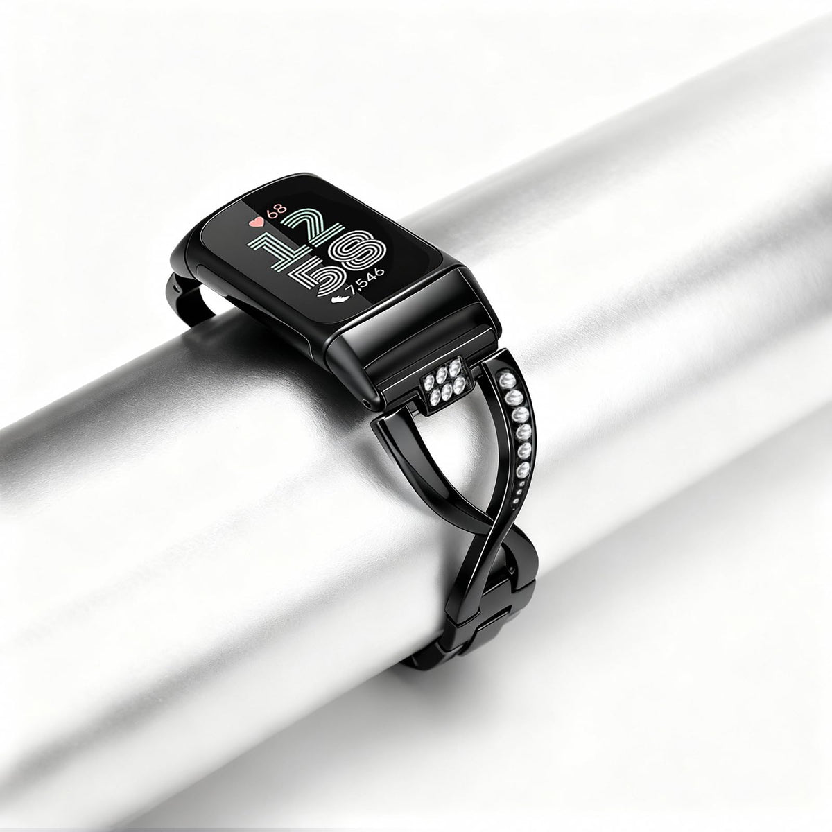 Mtozon folding clasp enables tool-free resizing.