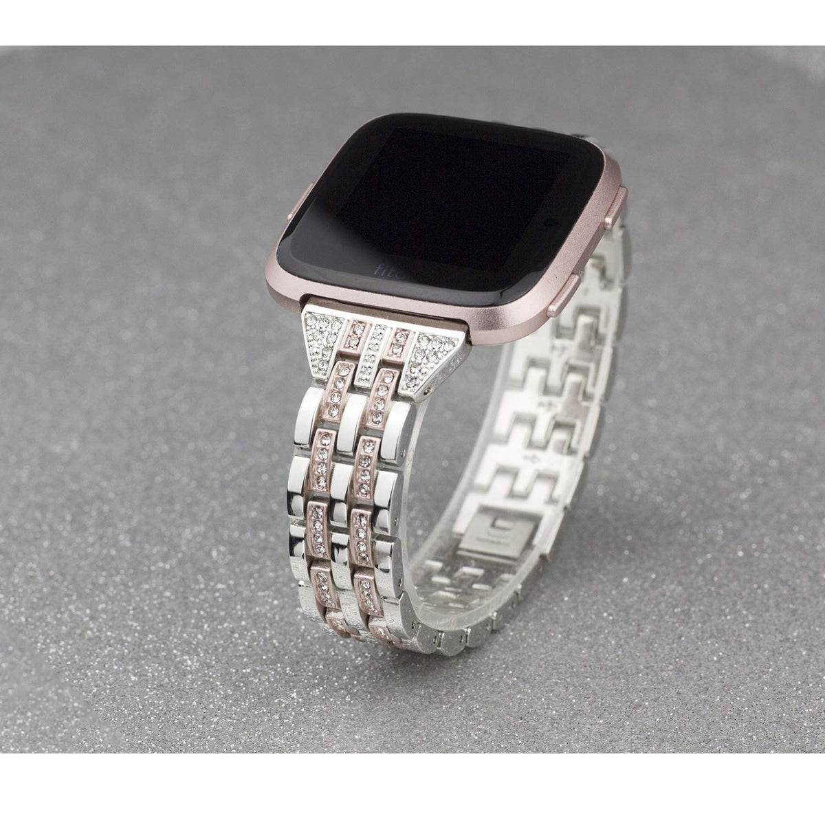 Stainless steel clasp provides secure, durable closure for daily wear.