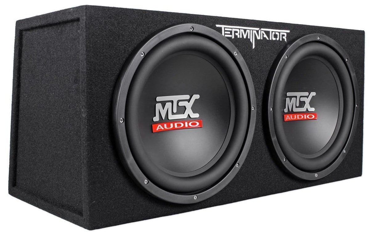 MTX 2-inch aluminum voice coil detail for precise bass output.