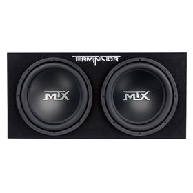 MTX sealed enclosure delivers tight bass in car audio setups.