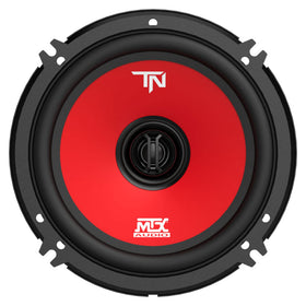 MTX Terminator6 red cone speaker for a bold upgrade and clearer sound.
