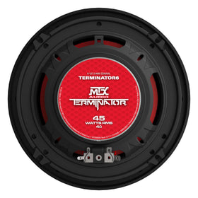 MTX Terminator6 shallow mounting depth enables flexible car installation.