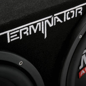 MTX TNP212DV in-car installation ready setup for trunk or under-seat fit