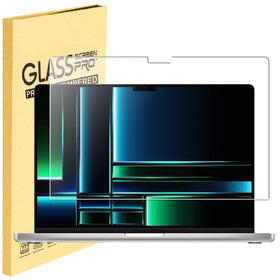 MUBUY-GOL MacBook Pro 16 screen protector front view with edge-to-edge clarity