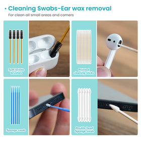 MUIIGOOD microfiber cloths provide gentle wipe for cases