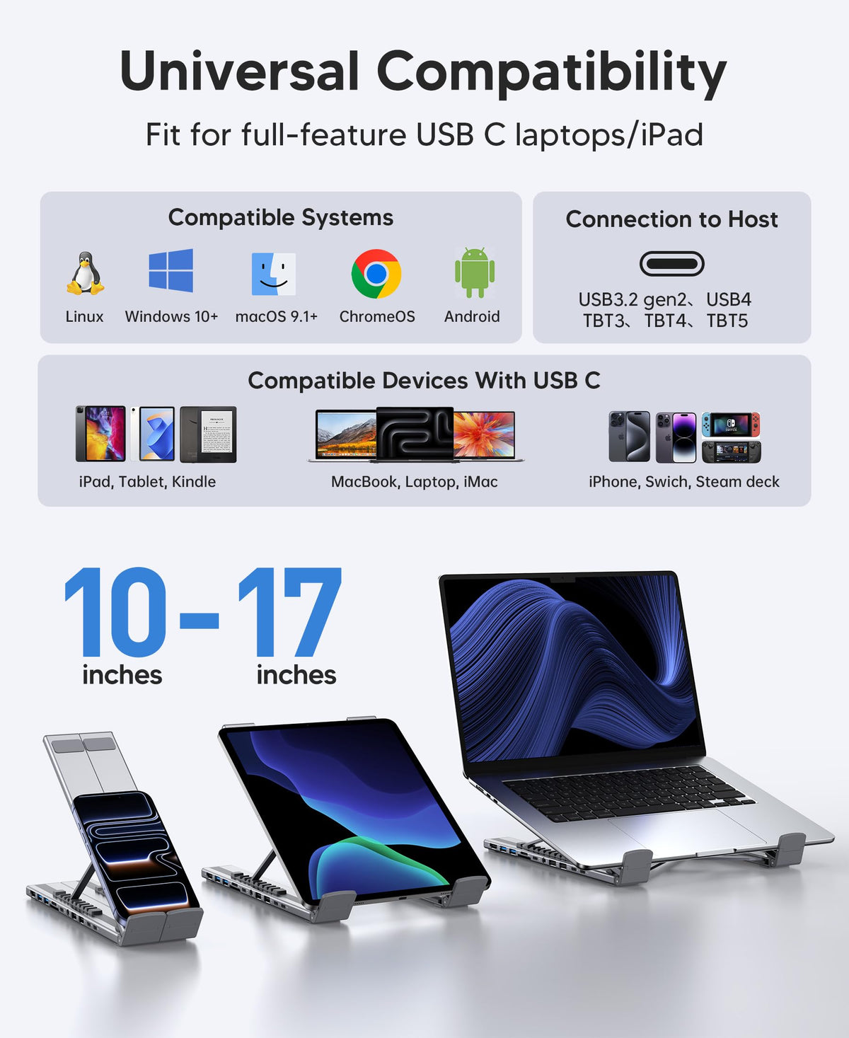 Mukiya 4K60Hz HDMI output for vivid video on external monitor