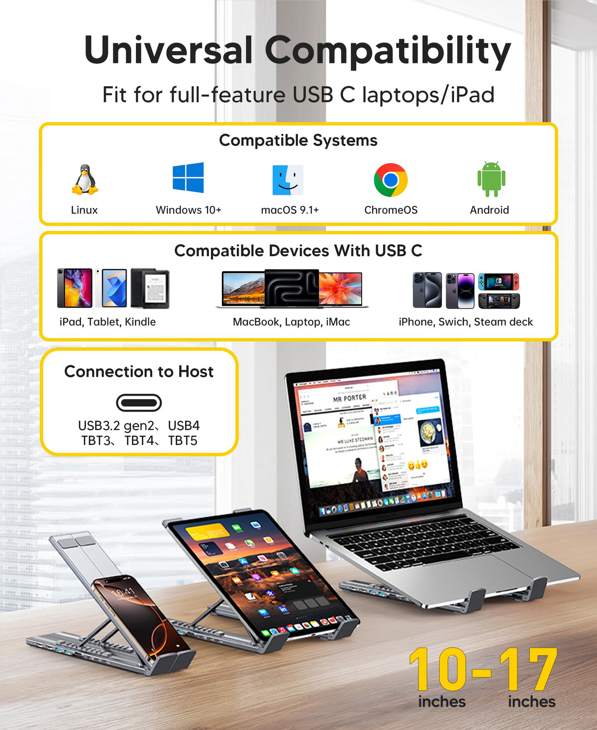 Mukiya 9-in-1 USB-C hub offering versatile connectivity