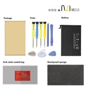 MULS battery with overcharge protection and safety features