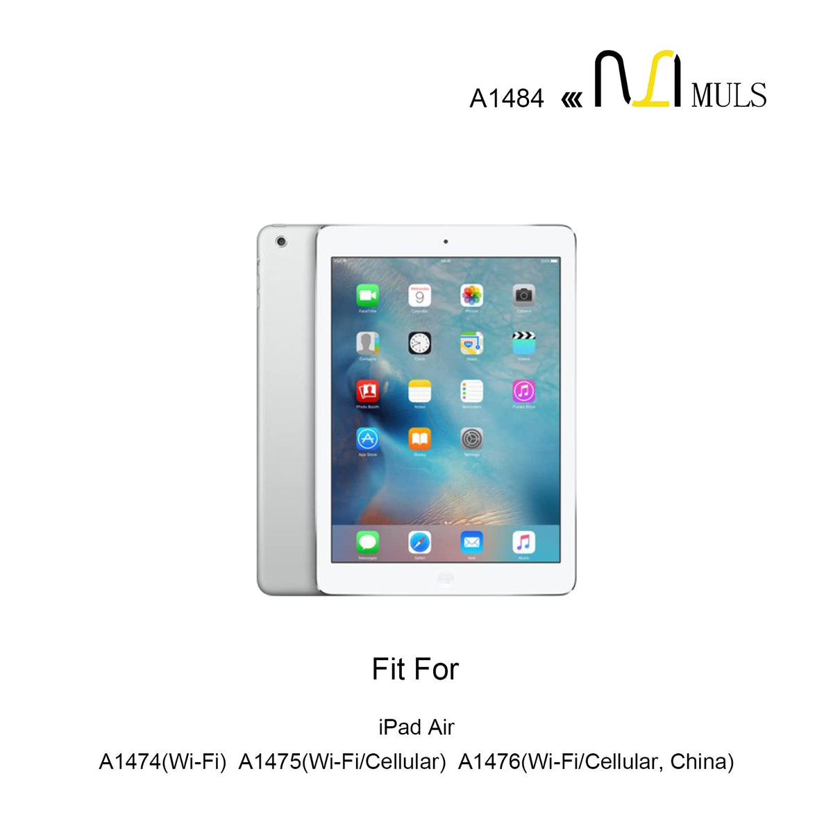 MULS iPad battery replacement for iPad 7th gen A2197/A2200 for daily tasks