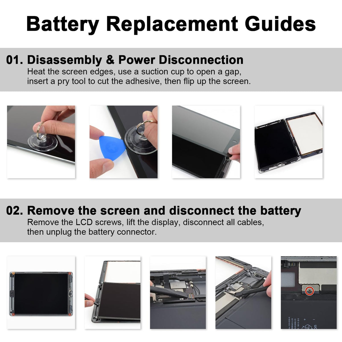 MULS iPad battery replacement for iPad 8th gen A2270 provides dependable power