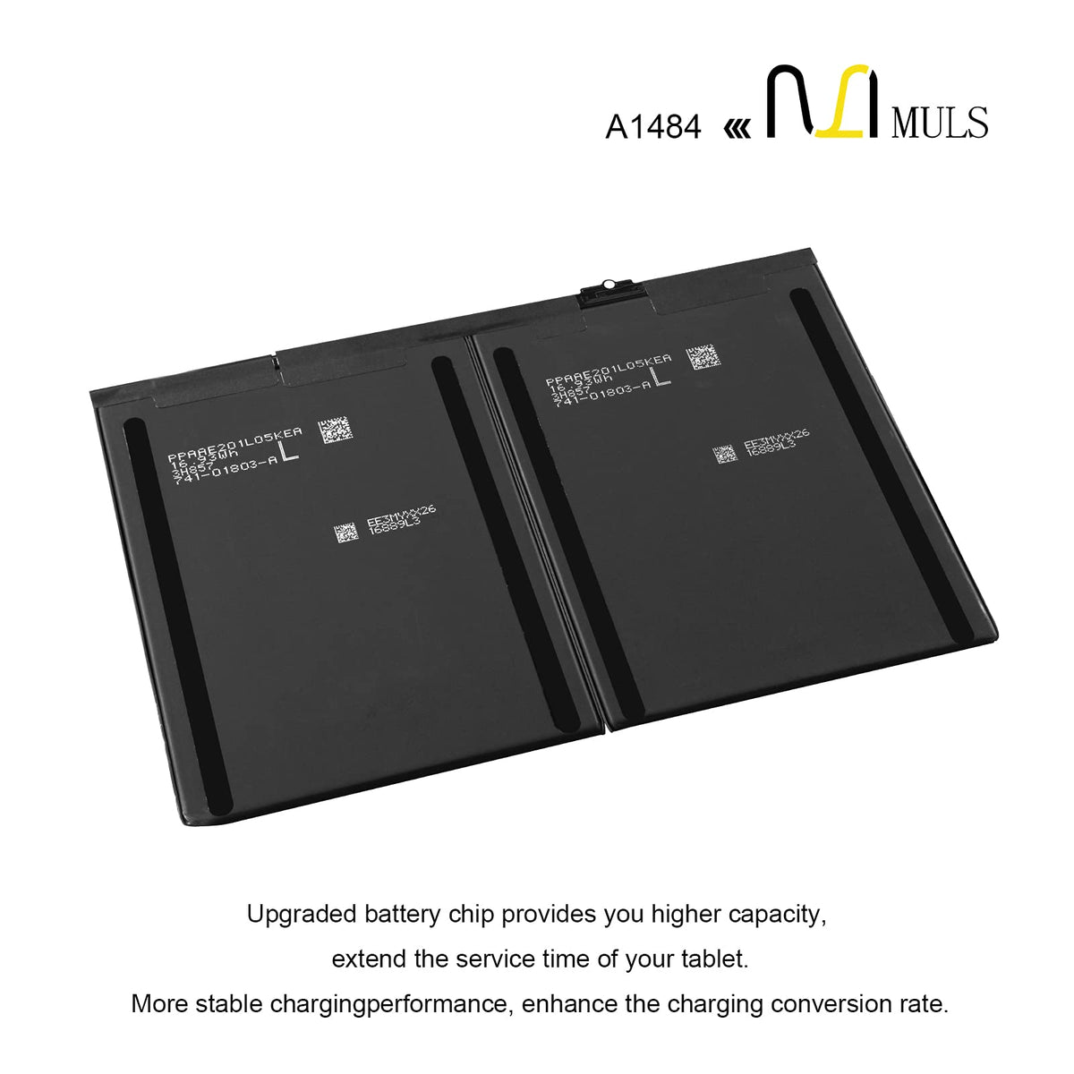 MULS iPad battery replacement for A2430 supports reliable daily use