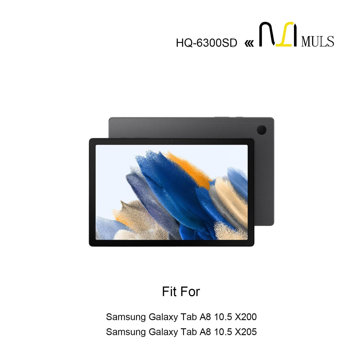 MULS Tab A8 7040mAh battery, 3.85V, boosts runtime.