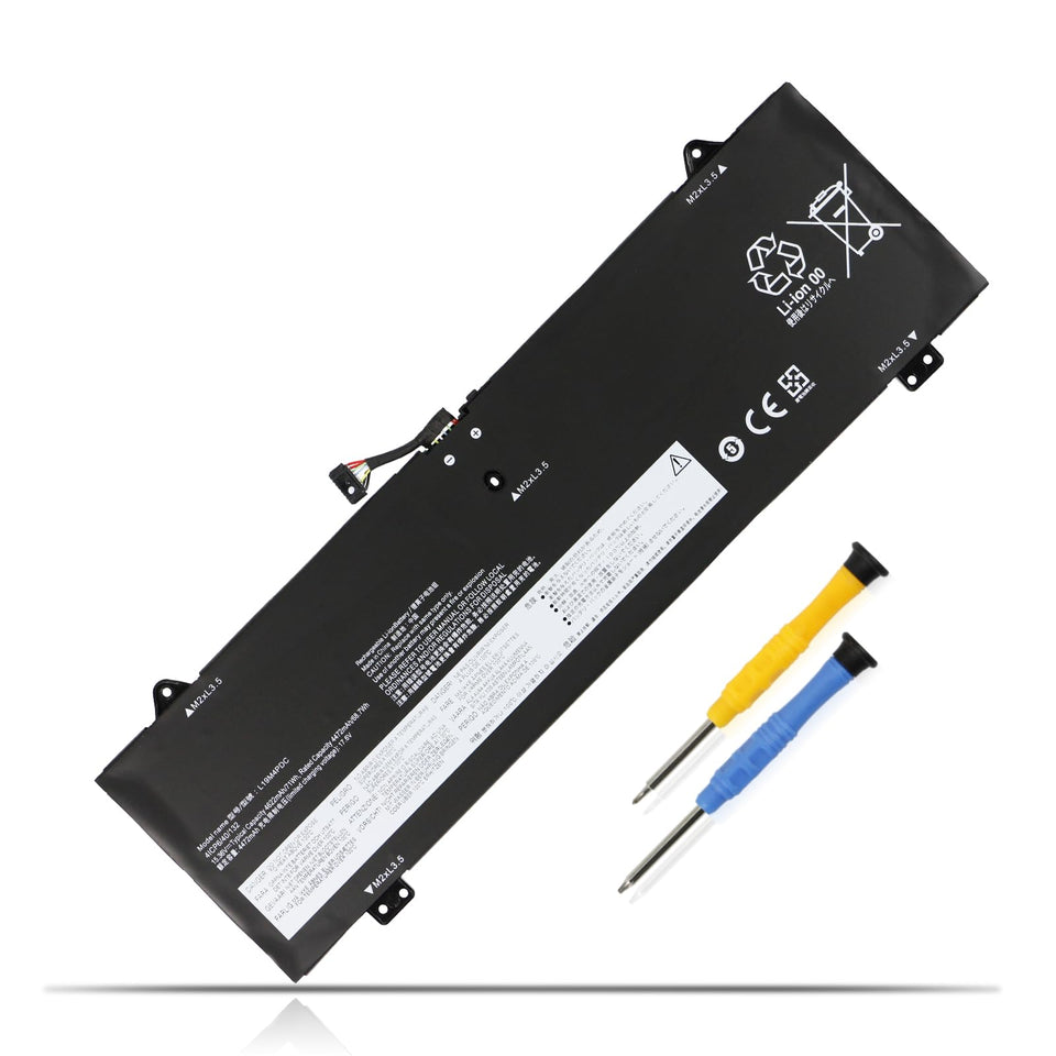 MULS battery front view showing compatible Lenovo fit and reliable power