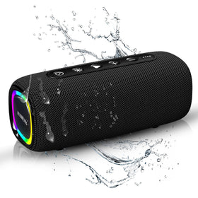MultiWatts AuraBoom front view showing compact design and powerful 20W sound.