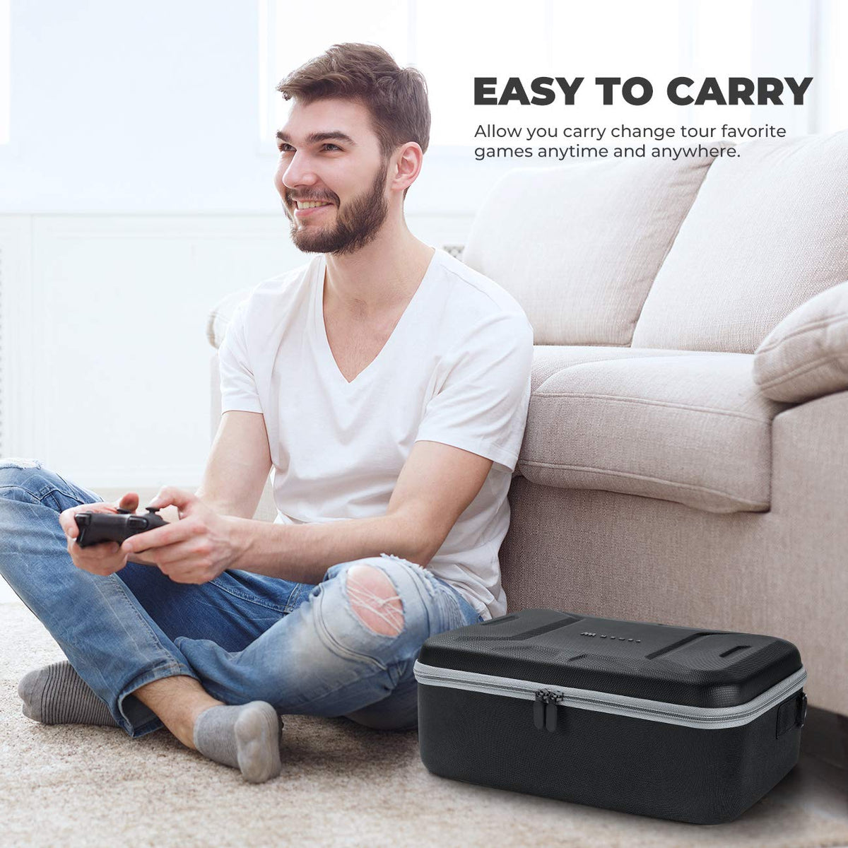 Mumba rubberized handle close-up for comfortable, non-slip carrying