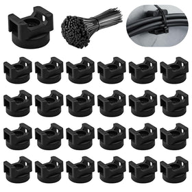 Mumbleplum 24pcs magnetic base mount on metal surface for fast cable organization
