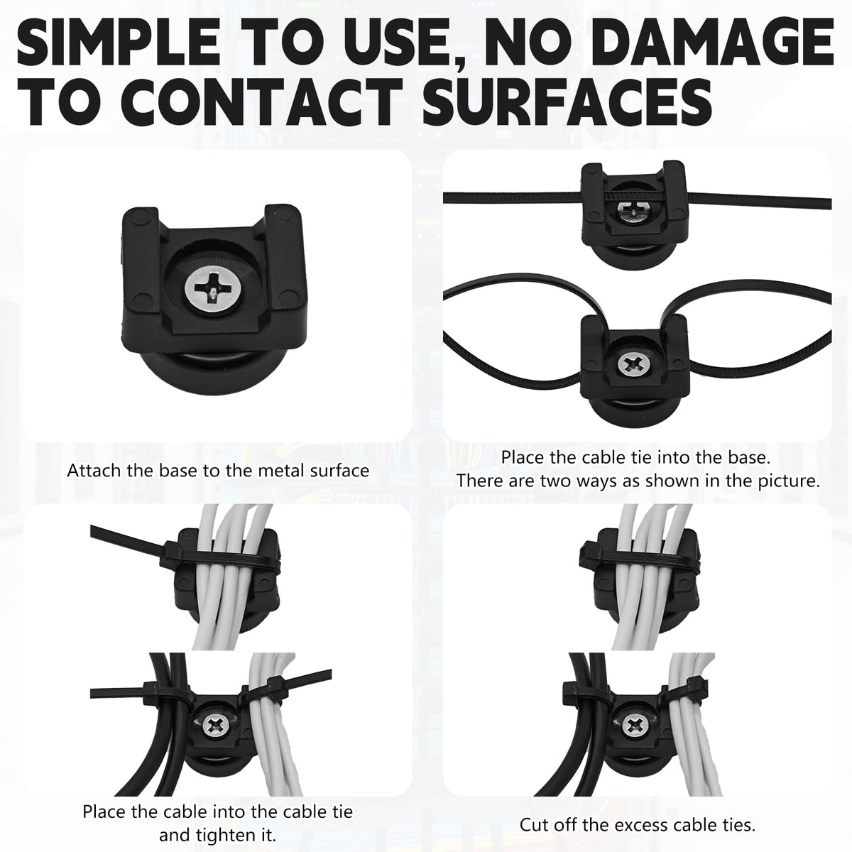 Mumbleplum warehouse cable management kit keeps wiring tidy and accessible