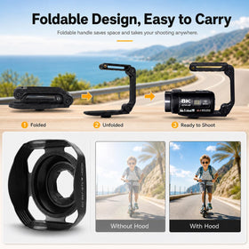 MURAUX built-in fill light enhances portraits in dim environments