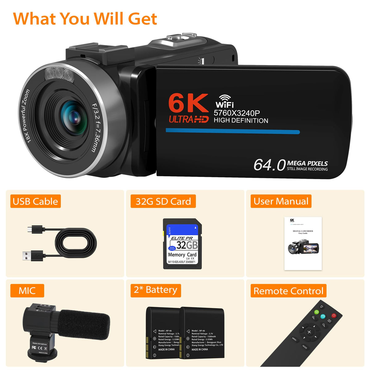 MURAUX HDMI output connects to TV for reviewing footage on a larger screen