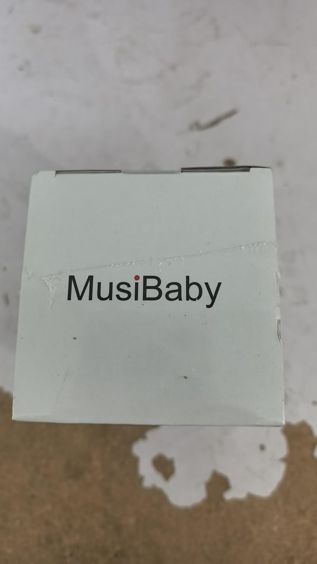 Musibaby charging port detail showing USB connection for quick recharging