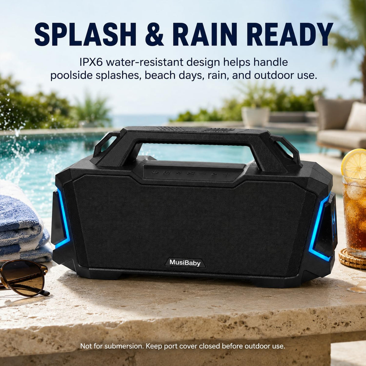 Musibaby dual pairing enables larger sound coverage for parties