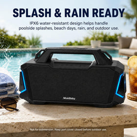 Musibaby dual pairing enables larger sound coverage for parties