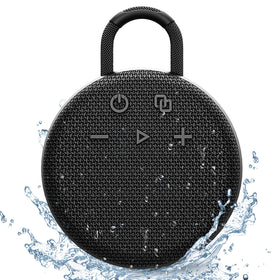 Musibaby front view showing compact design and clear branding for portable audio