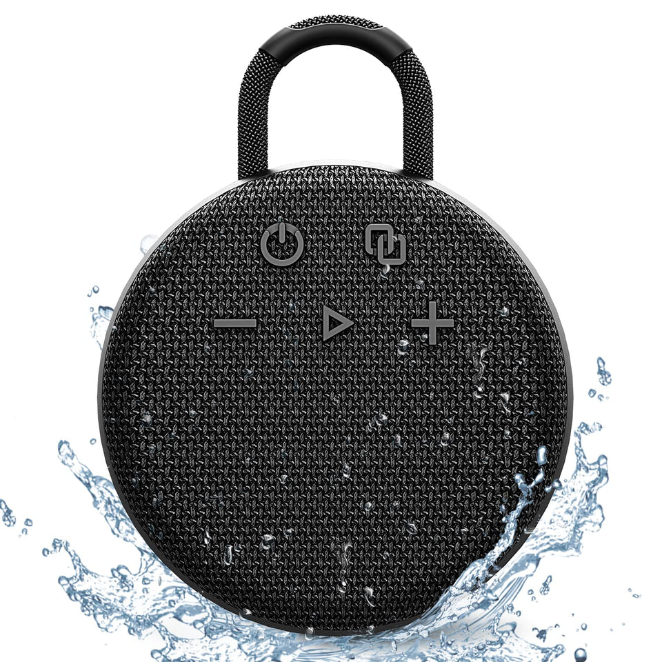 Musibaby front view showing compact design and clear branding for portable audio
