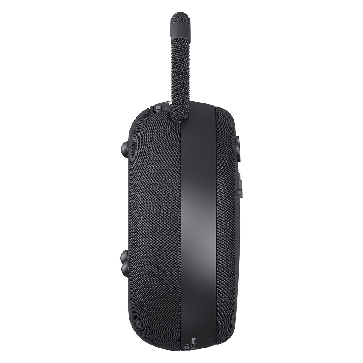 Musibaby clipped to backpack strap showing travel-ready portability