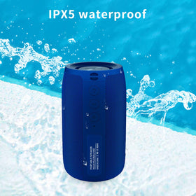 Musibaby M68 near sink with water splash showing IPX5 splash resistance
