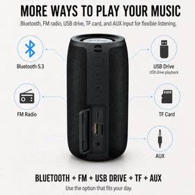 Musibaby M68 paired with phone demonstrating Bluetooth 5.3 stable connection