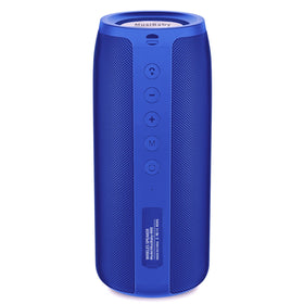 Musibaby M88 blue front view for portable outdoor listening with immersive sound