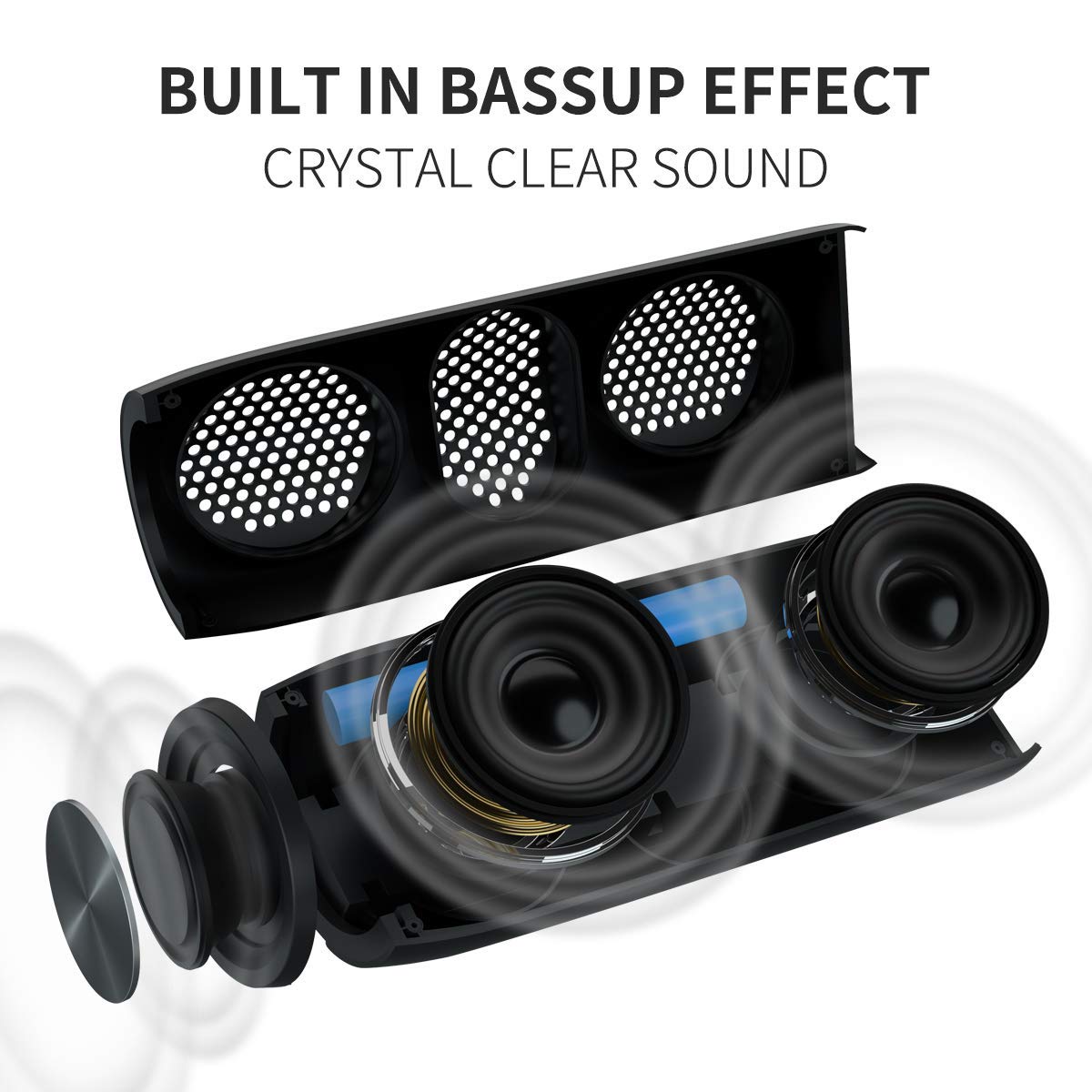 Musibaby M88 Bluetooth 5.3 connection highlights stable wireless range.