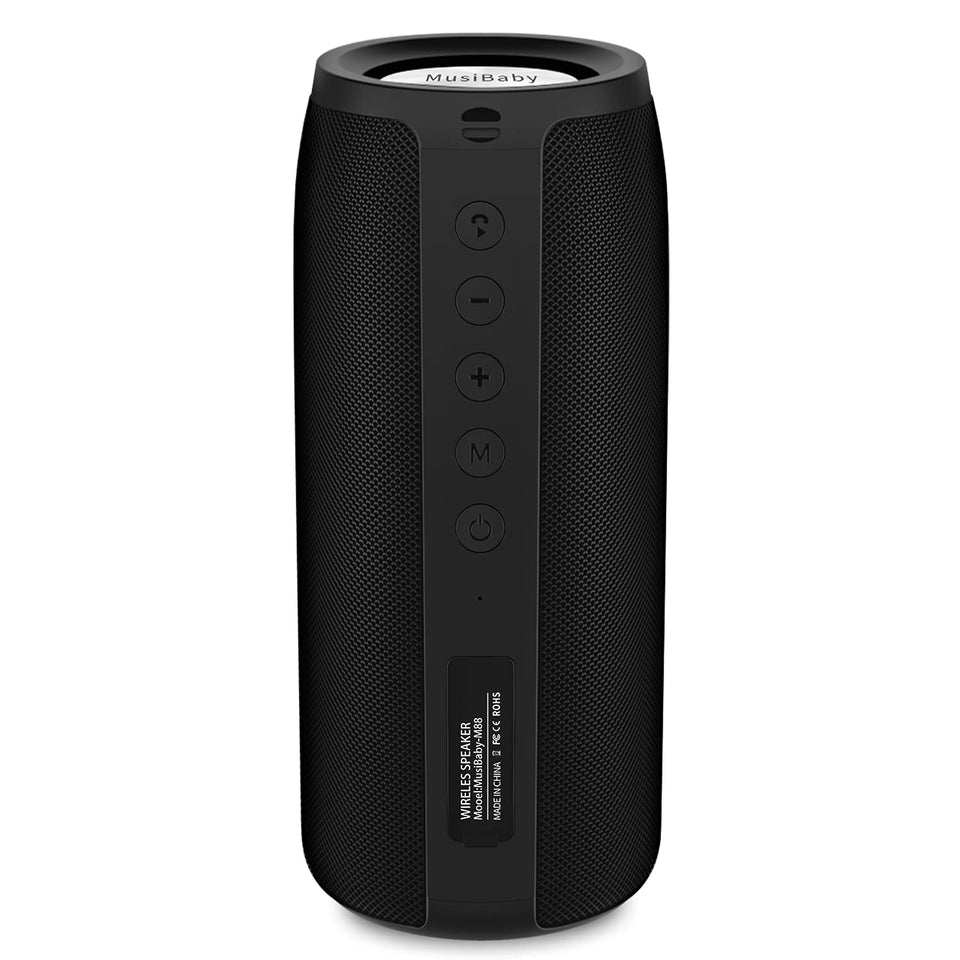 Musibaby M88 front view showing compact design for home and travel use.