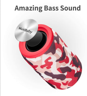 Musibaby two speakers paired for stereo showing wider soundstage benefit