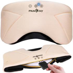 MUSICOZY front view of mask packaging showing product benefit of convenience