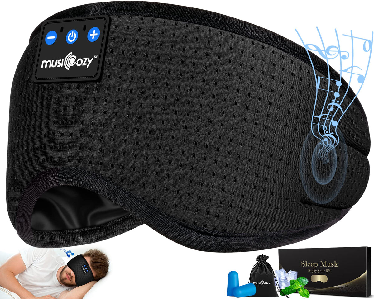 MUSICOZY front view of headband showing sleek design and comfort