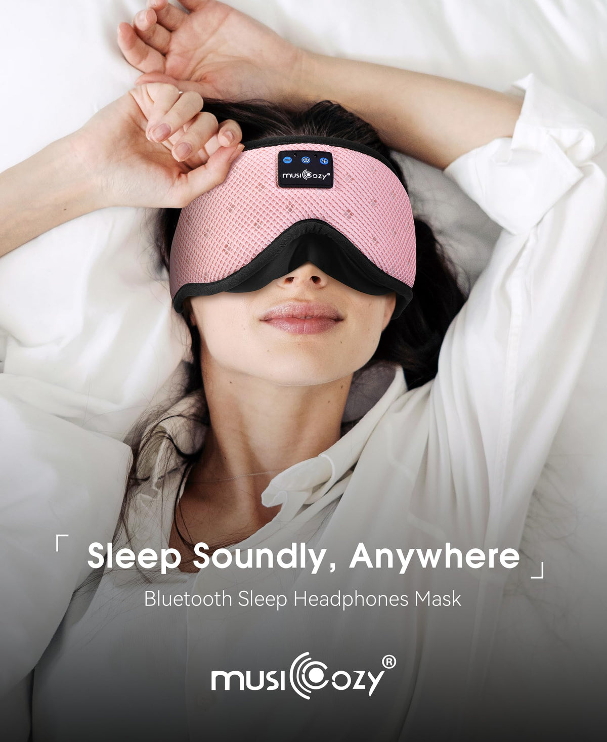 MUSICOZY travel pouch with mask showing compact transport convenience