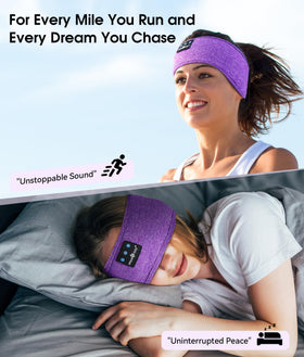 MUSICOZY Bluetooth 5.4 Headband enables wireless freedom for workouts and travel
