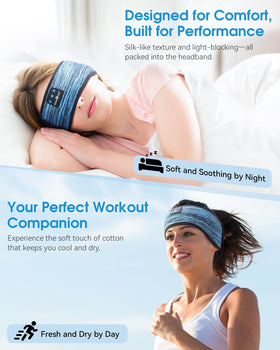 MUSICOZY Comfortable Washable Fabric keeps you cool and clean after workouts.